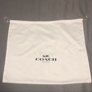 Large COACH 19 x 23 Satin Drawstring Dust Bag